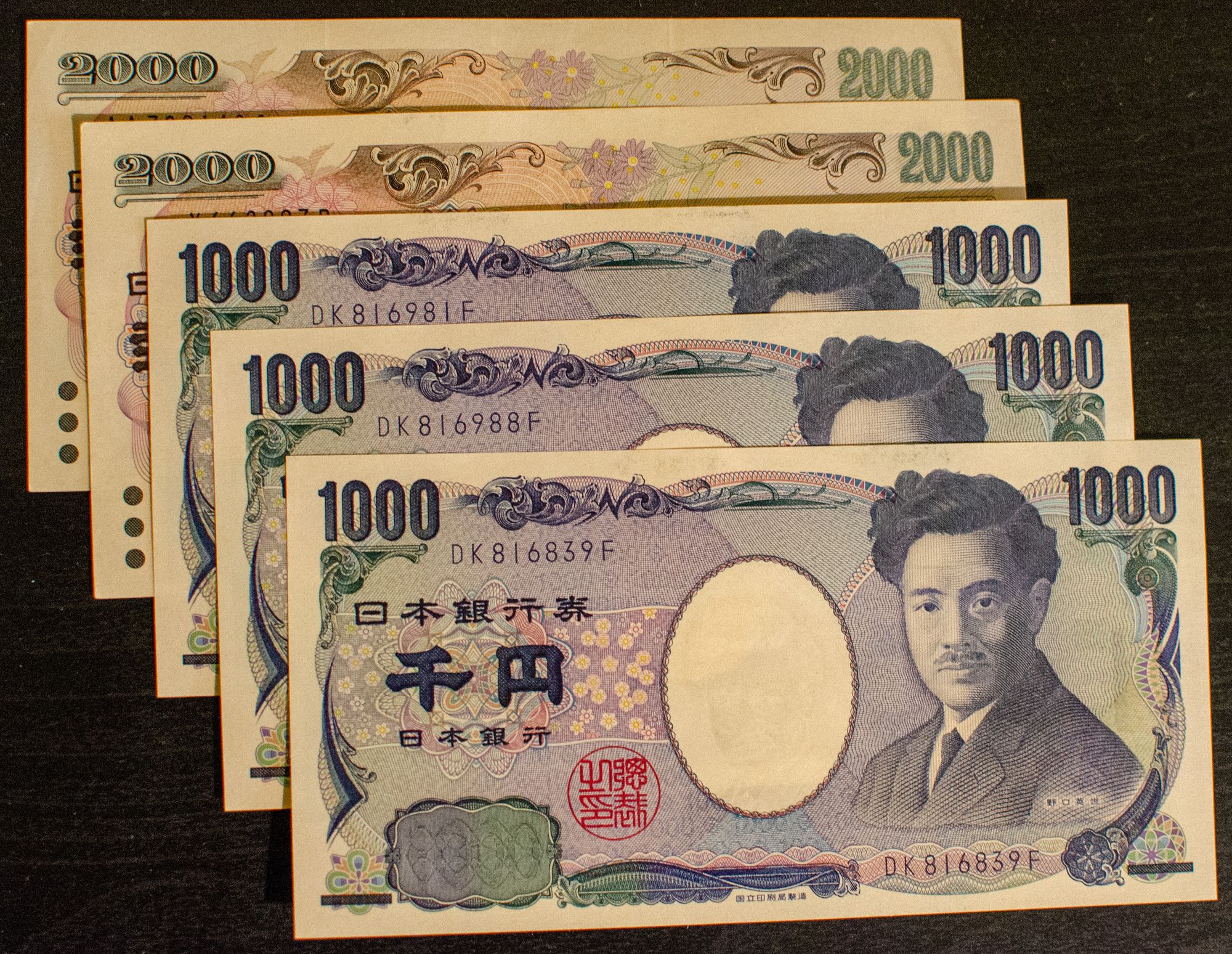 7000 Japanese Yen