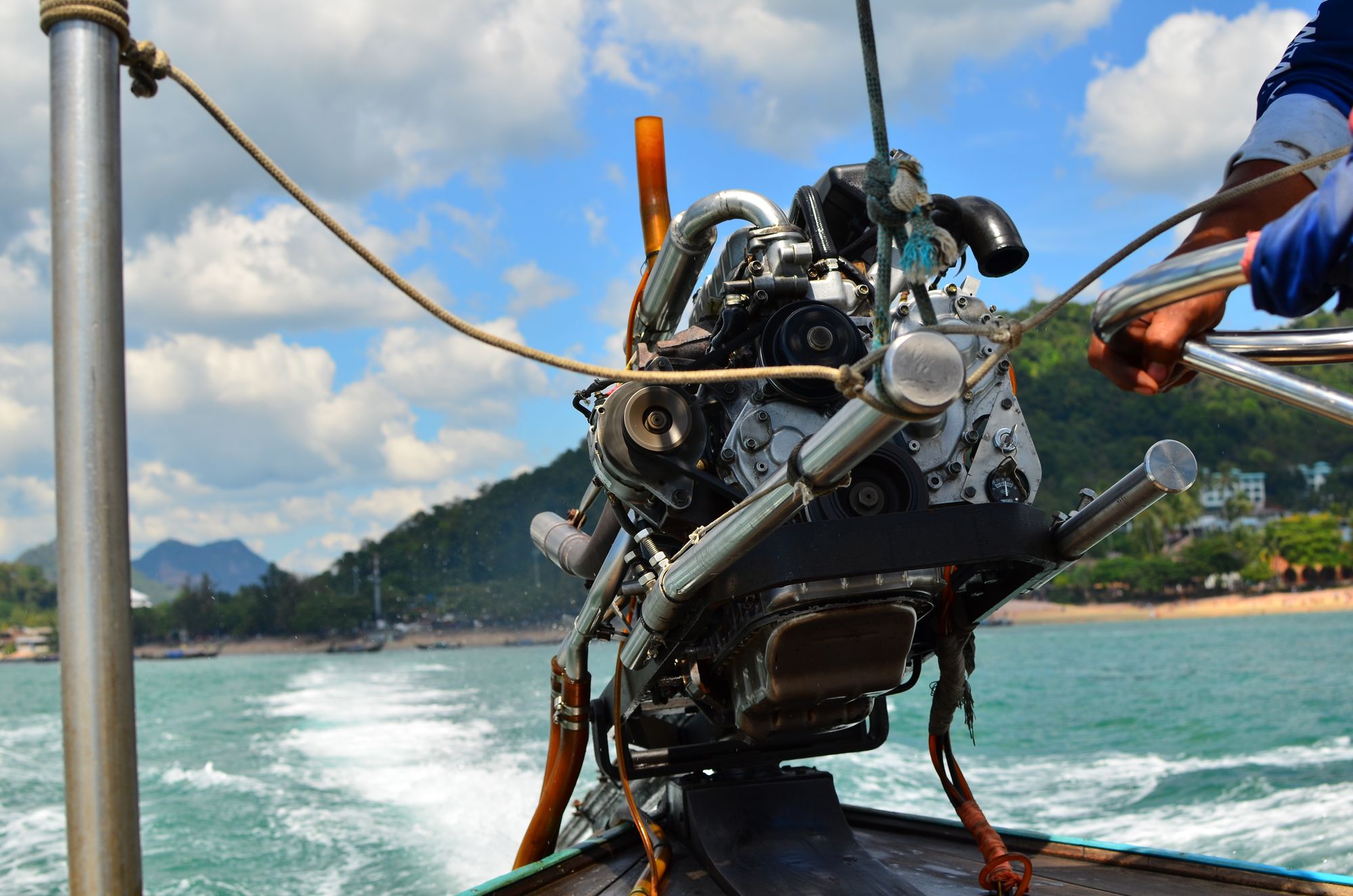 Railay Beach boat motor