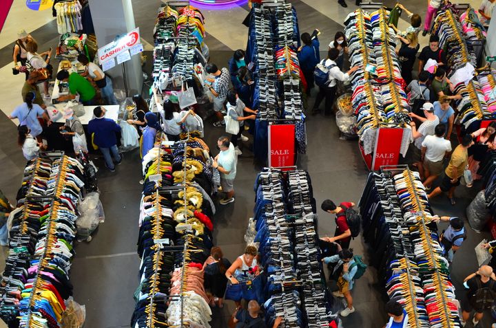 Shoppers hunt for counterfeit goods at the MBK Center